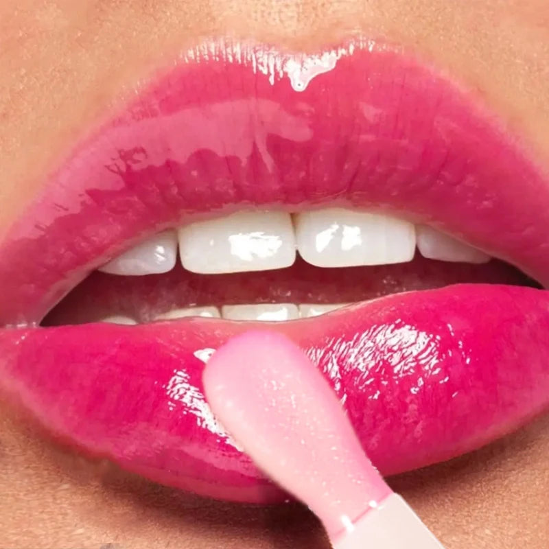Print Own You logo Color Changing PH Tinted Lip Gloss Vegan Lip Oil Tint Stain Glaze Hydrating Moisturizer Magic Lip Oil