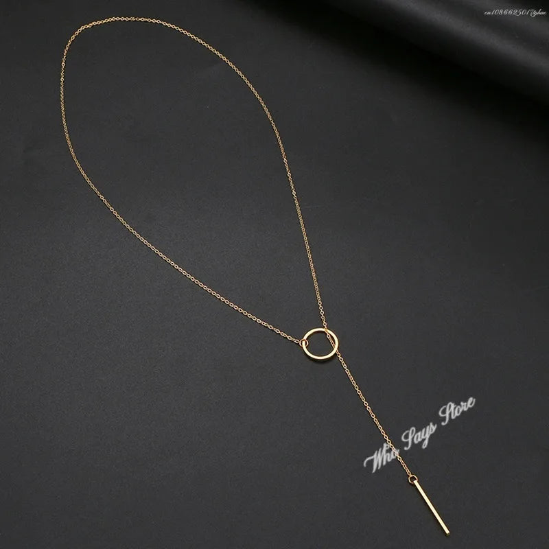 Layered Love Heart Pendant Necklace for Women Simple Neck Chain Jewelry Femme Ladies Party Necklace Fashion Jewelry