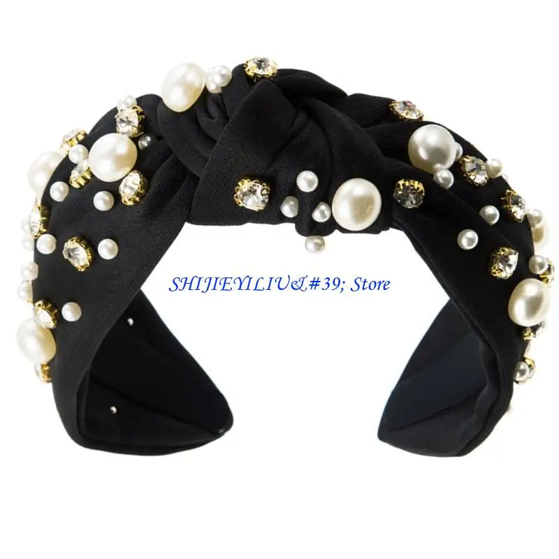 E21F Fashionable Jeweled Headbands Christmas New Year Party Role Playing Photo Props