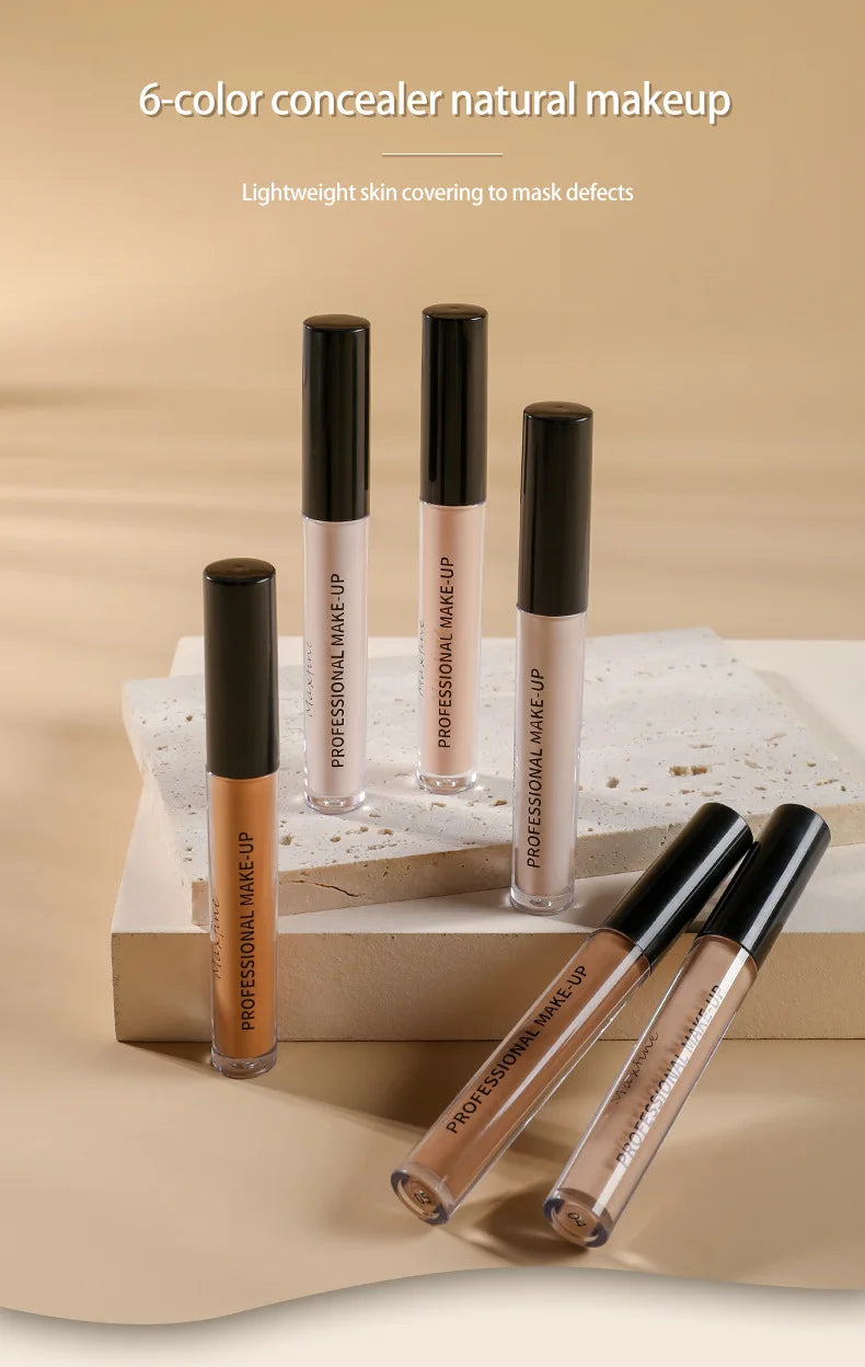 Logra un rostro impecable con nuestro corrector líquido profesional, diseñado para ofrecer alta cobertura desde la primera aplicación sin dejar sensación pesada.