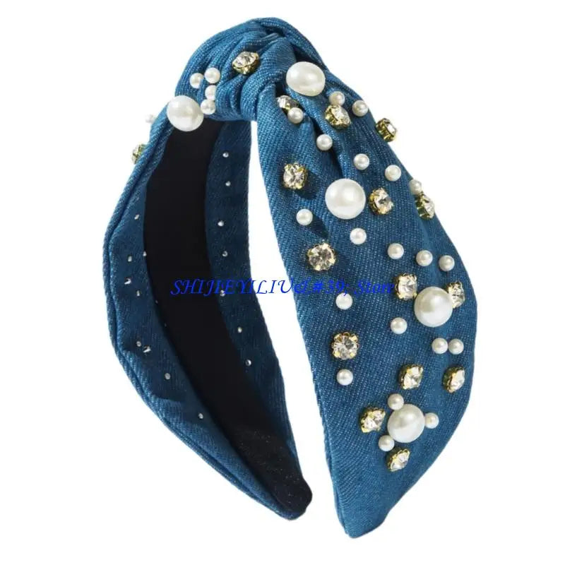 E21F Fashionable Jeweled Headbands Christmas New Year Party Role Playing Photo Props