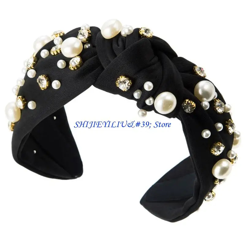 E21F Fashionable Jeweled Headbands Christmas New Year Party Role Playing Photo Props