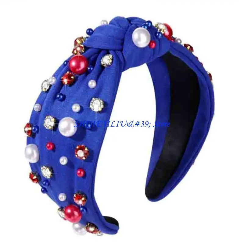 E21F Fashionable Jeweled Headbands Christmas New Year Party Role Playing Photo Props
