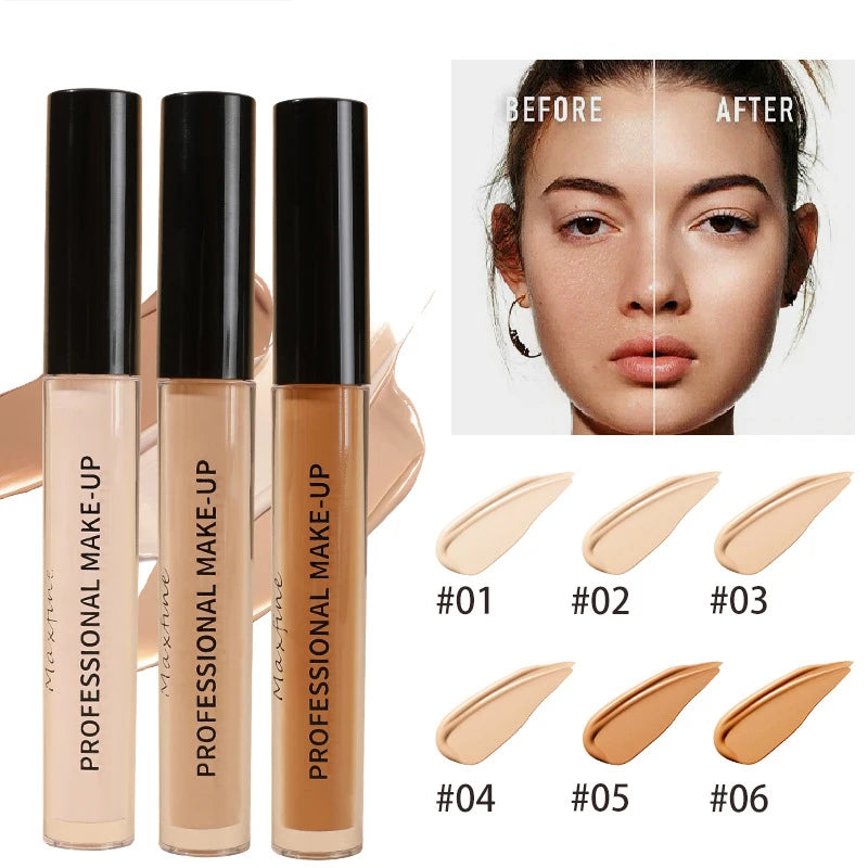 Logra un rostro impecable con nuestro corrector líquido profesional, diseñado para ofrecer alta cobertura desde la primera aplicación sin dejar sensación pesada.
