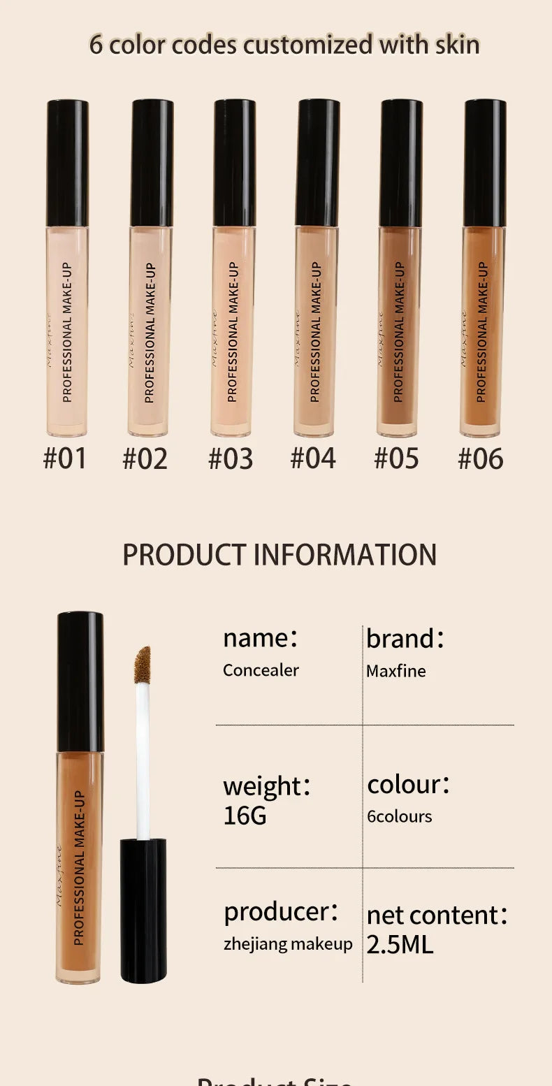 Logra un rostro impecable con nuestro corrector líquido profesional, diseñado para ofrecer alta cobertura desde la primera aplicación sin dejar sensación pesada.