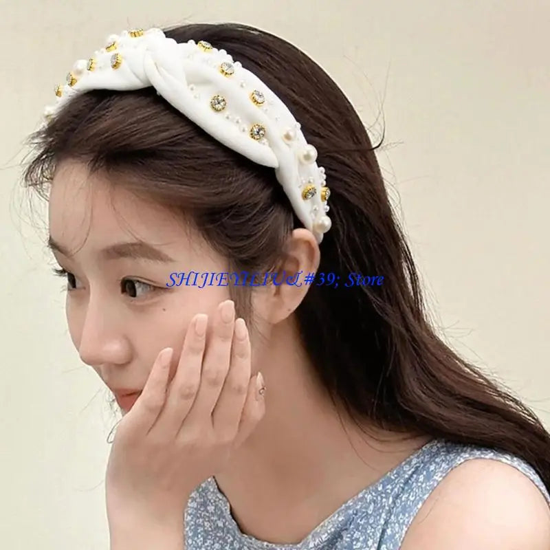 E21F Fashionable Jeweled Headbands Christmas New Year Party Role Playing Photo Props