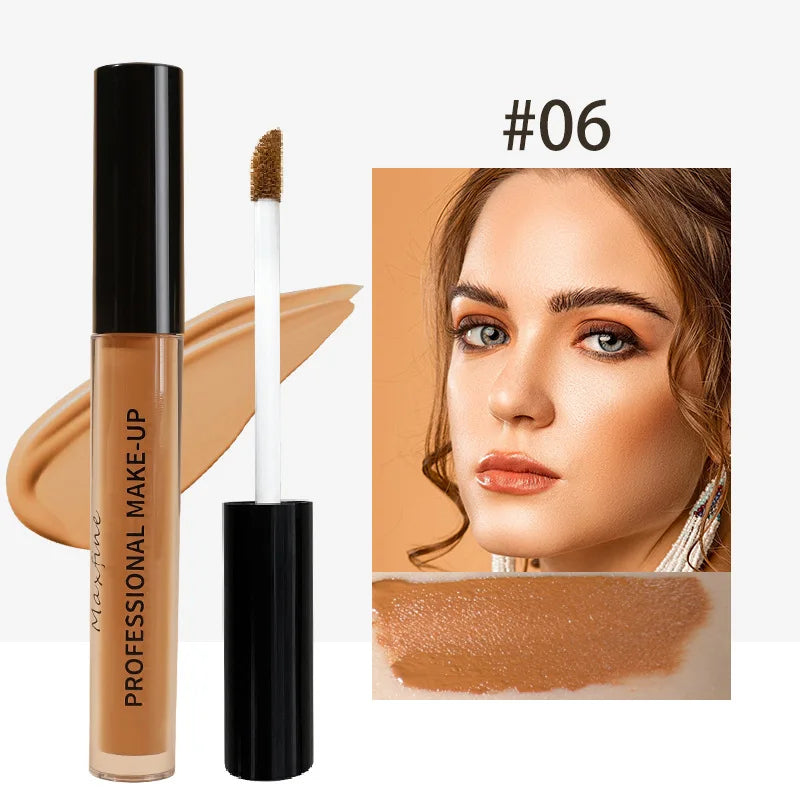 Logra un rostro impecable con nuestro corrector líquido profesional, diseñado para ofrecer alta cobertura desde la primera aplicación sin dejar sensación pesada.
