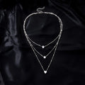 Layered Gold Necklaces for Women Stackable14K Gold Silver Plated Circle Paperclip Chain Pendant Choker Necklace Set For Woman