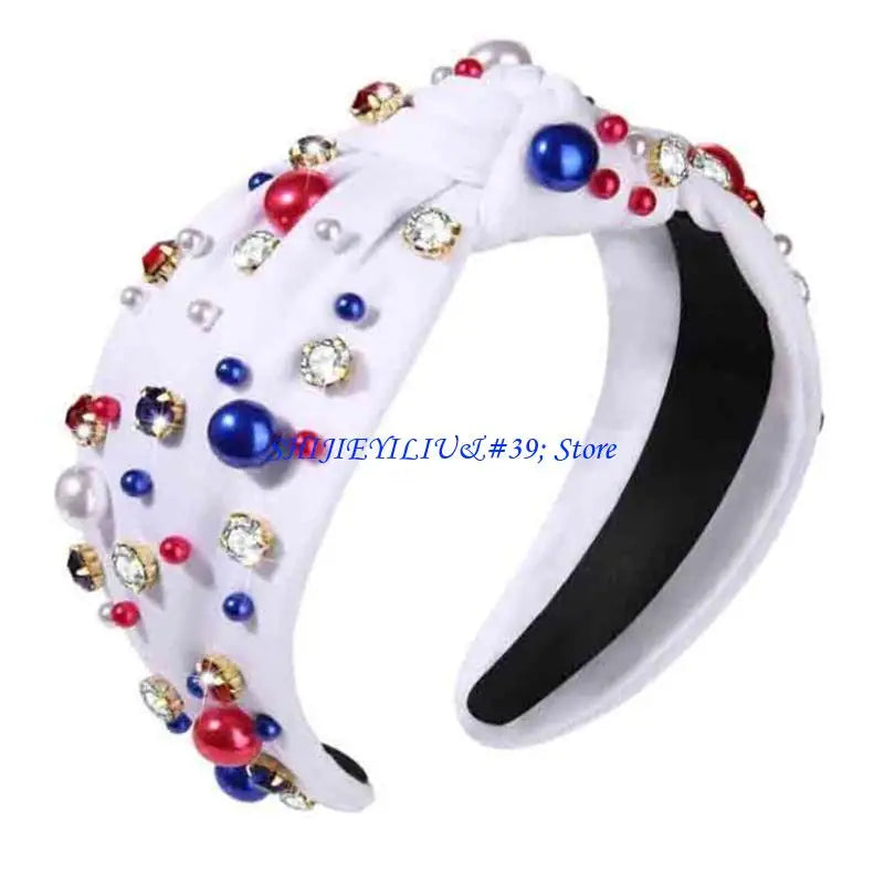 E21F Fashionable Jeweled Headbands Christmas New Year Party Role Playing Photo Props