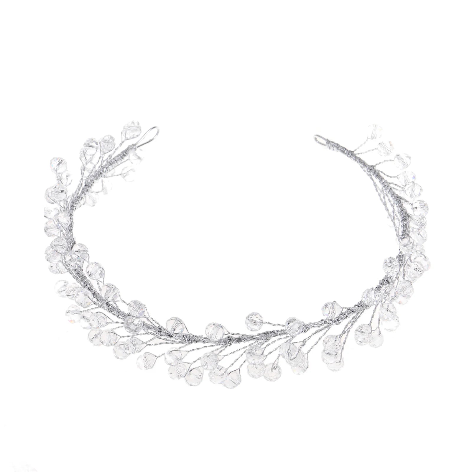 Minimalist Crystal Beads Headbands Pearls Hairbands Bride Wedding Hair Jewelry Ornaments Fashion Bridal Headdress Hair Hoop