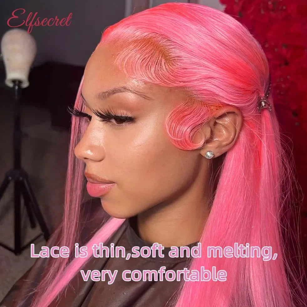Refresh your look with this pink natural human hair wig, designed for a sleek, elegant, and ultra-natural finish. Perfect for women seeking style, quality, and comfort.