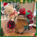 Christmas Bear Headbands Christmas Headbands Hairpin Decorations Gift Hair Accessories Birthday Hats Hairpin Headbands Gift