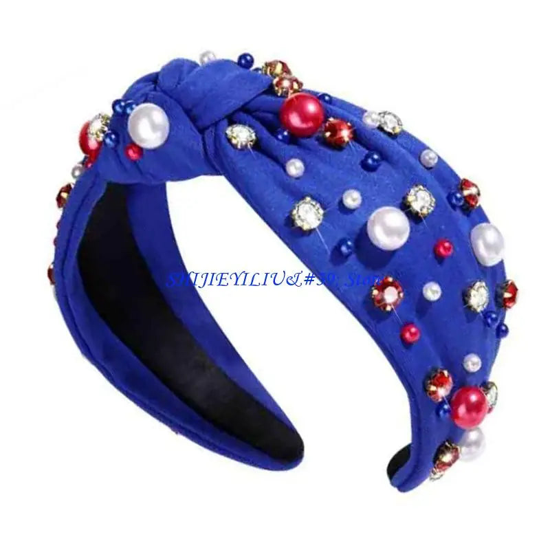 E21F Fashionable Jeweled Headbands Christmas New Year Party Role Playing Photo Props