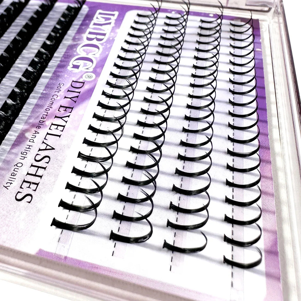 Lash Clusters 100D Lash Spikes Eyelash Clusters Volume Individual Lashes DIY Spiky Lash Extension Mega Cluster Eyelash Extension